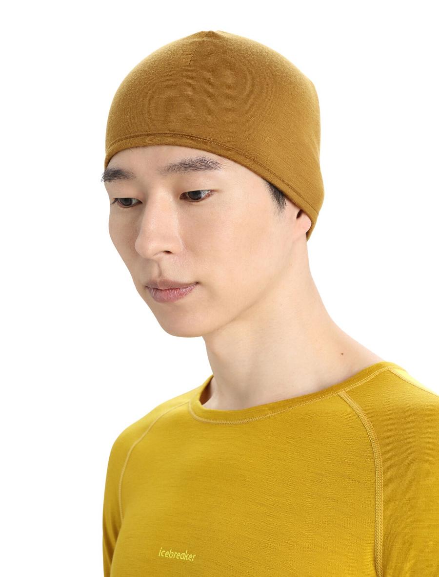 Men's Icebreaker Unisex Merino Pocket Beanie Hats Shine / Clove | CA 1847BEXC